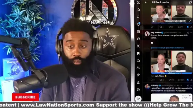 'Video thumbnail for law nation sports: cowboys run game fix? deuce vaughn truth on dak & new coach impact!'