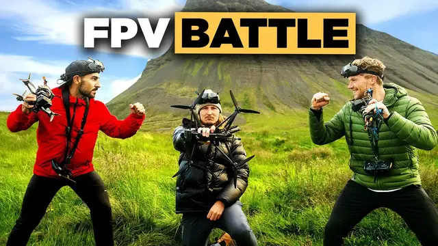 'Video thumbnail for 3 Drone Pilots Battle for The Best Clip | CINEMATIC FPV BATTLE!'