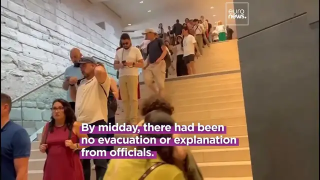 'Video thumbnail for Paris Louvre closure leaves thousands waiting as officials hold undisclosed emergency talks'