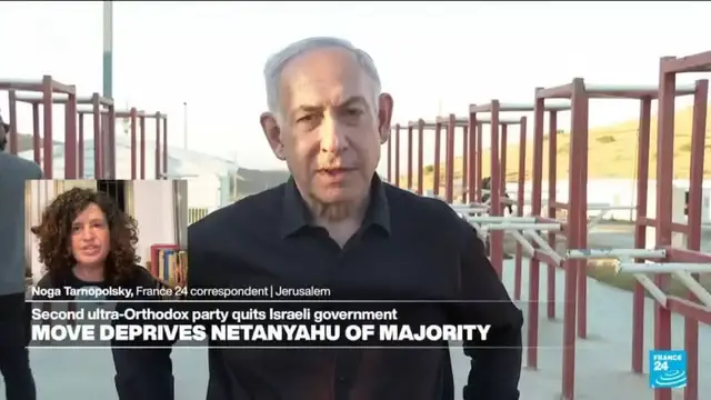 'Video thumbnail for Another key ally quits Netanyahu's governing coalition in a major blow to Israel's leader'