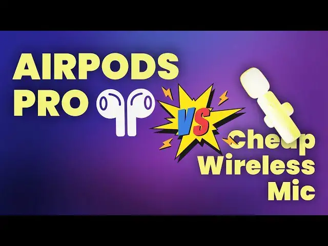 'Video thumbnail for Mic Comparison: Airpods Pro vs Cheap Wireless Mic for iPhone'