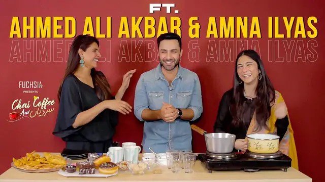 'Video thumbnail for Chai Coffee Aur Sardiyan | Episode 2 | Ft. Ahmed Ali Akbar & Amna Ilyas | Gunjal | FUCHSIA'
