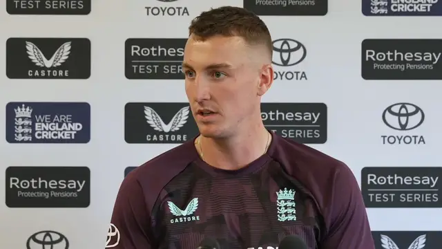 'Video thumbnail for 'We try to play in the spirit of the game' - England's Brook reflects on needle vs. India'
