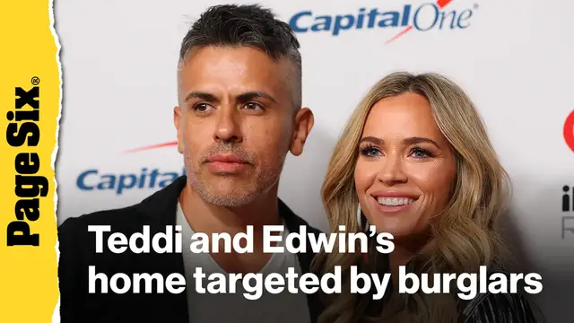 'Video thumbnail for Teddi Mellencamp and Edwin Arroyave's home was targeted by attempted burglars'