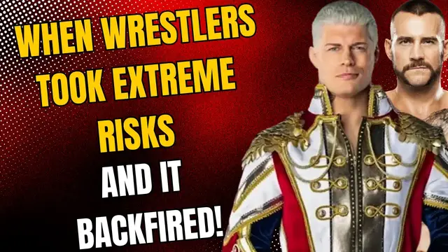 'Video thumbnail for 3 times wrestlers took extreme risks and it backfired!'