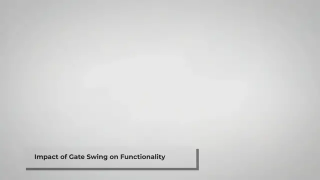 'Video thumbnail for How to Choose the Right Swing Direction for Your Fence Gate'