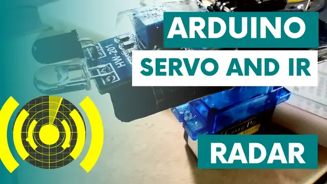'Video thumbnail for How to Make an Arduino Radar System with Servo Motors and Infrared Obstacle Sensors'