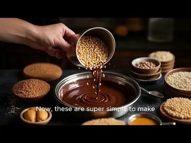 'Video thumbnail for No-Bake Chocolate Peanut Butter Bars'