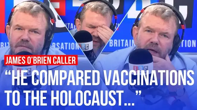 'Video thumbnail for LBC callers on the conspiracy theories that risked their relationships'