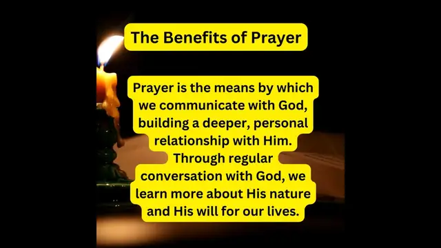 'Video thumbnail for Benefits of Prayer video '
