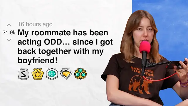 'Video thumbnail for My roommate has been acting ODD… since I got back together with my boyfriend! - r/relationships | Reddit Stories'