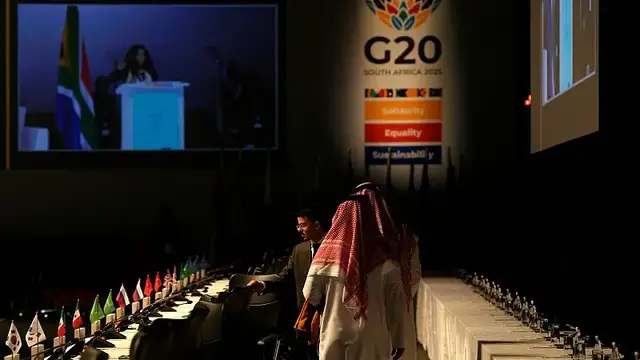 'Video thumbnail for G20 members hope to reach consensus on global financial reforms at Durban meeting'