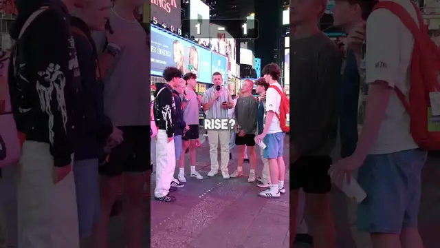 'Video thumbnail for Different Wallets, Same Group - Who wins in Trivia? #streetinterview #trivia'