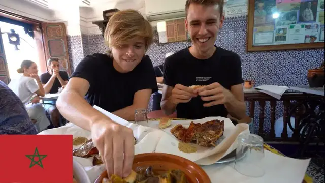 'Video thumbnail for EPIC MOROCCO STREET FOOD in Marrakesh  ft @LukeKorns'