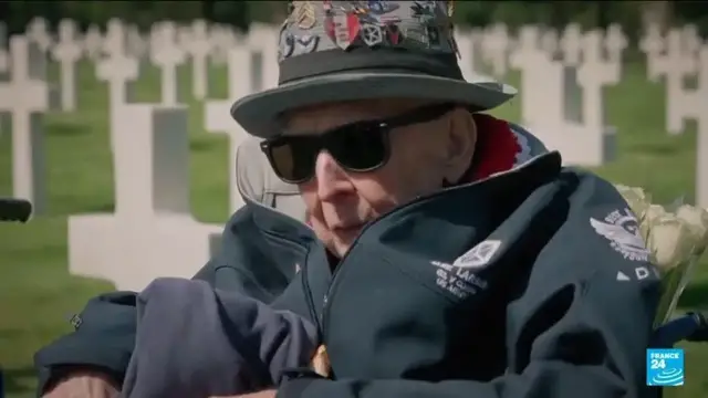 'Video thumbnail for D-Day veteran and TikTok star 'Papa Jake' Larson dies at 102'
