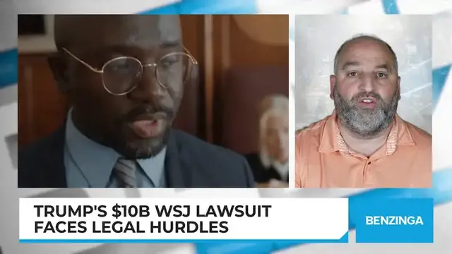 'Video thumbnail for Trump's $10B WSJ Lawsuit Faces Legal Hurdles'