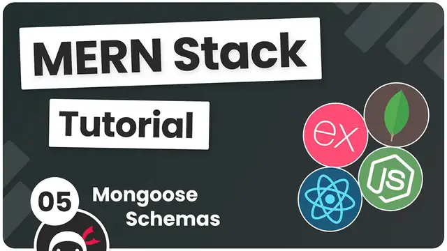 'Video thumbnail for MERN Stack Tutorial #5 - Models & Schemas'