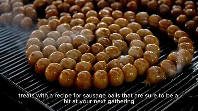 'Video thumbnail for sausage balls recipe'