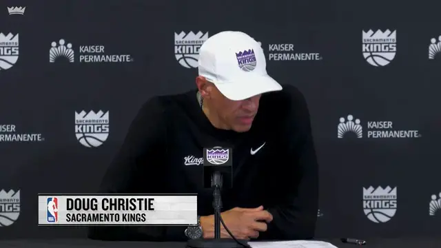 'Video thumbnail for Doug Christie: 'Tale of Two Halves' after Kings Lose to Bucks'