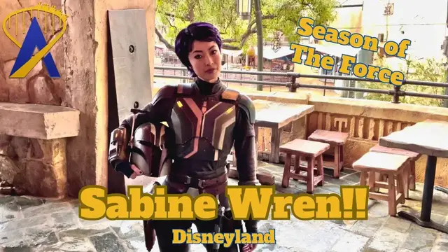 'Video thumbnail for Sabine Wren debuts for the Season of the Force at Disneyland'