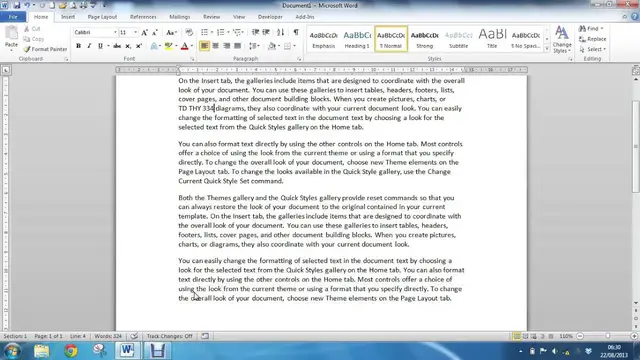 'Video thumbnail for Insert a Non-breaking Space in a Word Document'