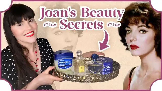 'Video thumbnail for Joan Collins favorite Beauty Products and Vintage Beauty Secrets'