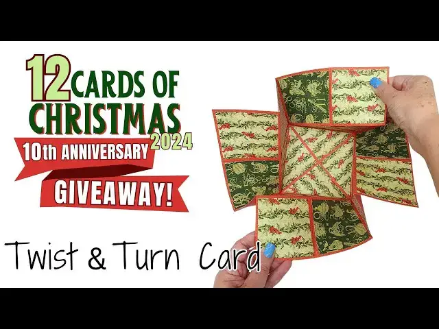 'Video thumbnail for 12 Cards of Christmas 2024 - Twist and Turn Card'