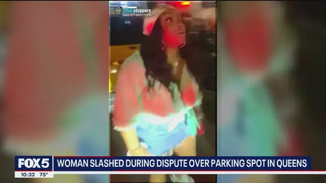 'Video thumbnail for Woman slashed after Queens parking wars'