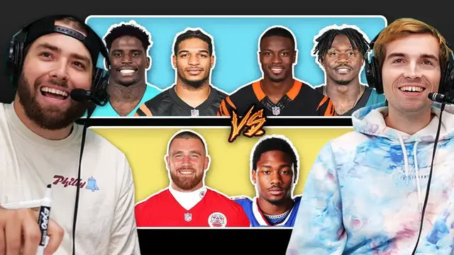 'Video thumbnail for Who can Draft a lineup with the most Receiving Touchdowns? (AFC Edition)'
