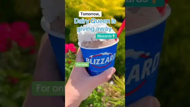 'Video thumbnail for Dairy Queen Blizzard Deal: Get it for 85¢!'