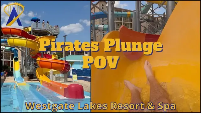 'Video thumbnail for POV: Pirates Plunge Water Slide at Treasure Cove Water Park - Westgate Lakes Resort'