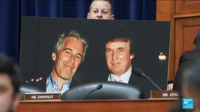 'Video thumbnail for Donald Trump sues Murdoch, Wall Street Journal for $10 billion over Epstein article'