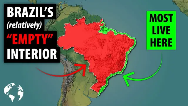 'Video thumbnail for Brazil's Population Imbalance: Why So Few People Live In The Interior Of The Country'