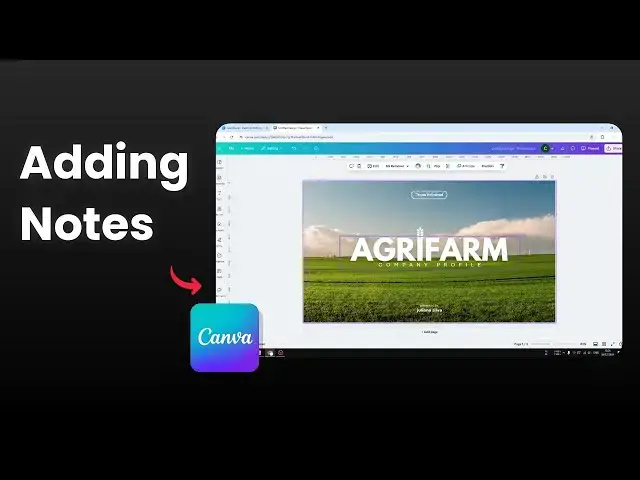 'Video thumbnail for How to Add Notes to Canva Design'
