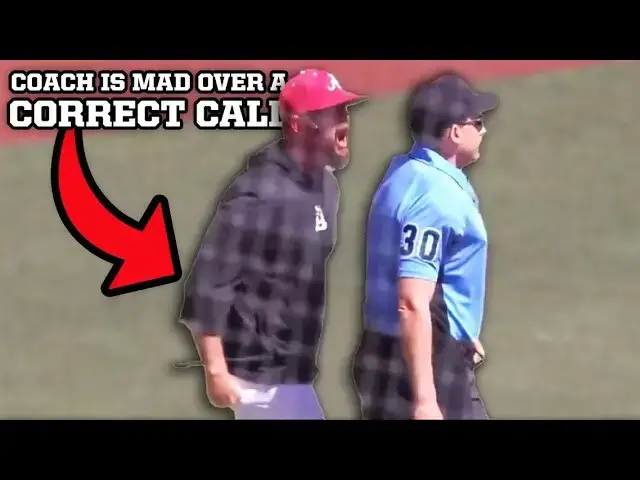 'Video thumbnail for Alabama coach thinks umpires couldn't see the baseball well enough to make the call, a breakdown'