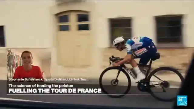'Video thumbnail for Tour de France: The science of feeding the peloton'