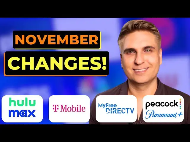 'Video thumbnail for Big Streaming Changes for November 2024!'