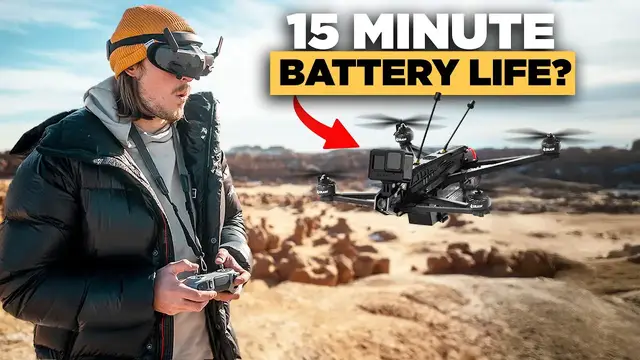 'Video thumbnail for The SECRET To long flight times | Cinematic FPV Lion Battery test'