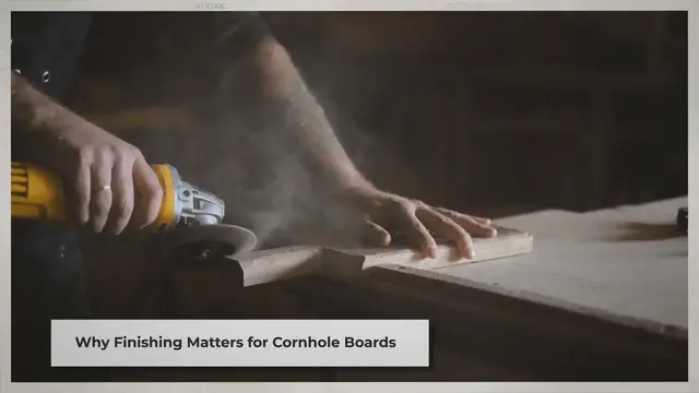 'Video thumbnail for The Key to Professional Cornhole Boards: A Crucial Step Revealed'