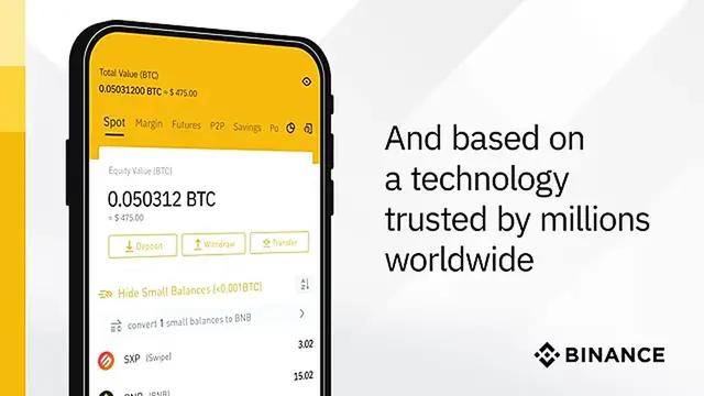 'Video thumbnail for Binance Google Play Preview New Home Screen'