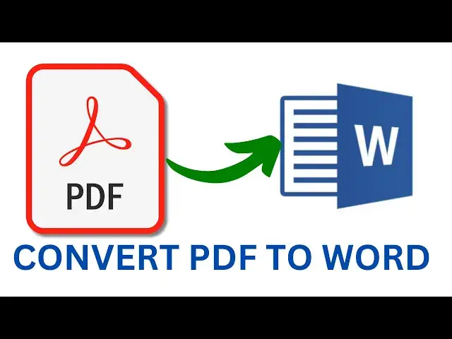 'Video thumbnail for How To Convert PDF Document To Word'