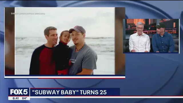 'Video thumbnail for 'Subway baby' turns 25'