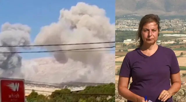 'Video thumbnail for Israeli strikes kill 12 in Lebanon's Beqaa Valley amid claims of Hezbollah arms sites'