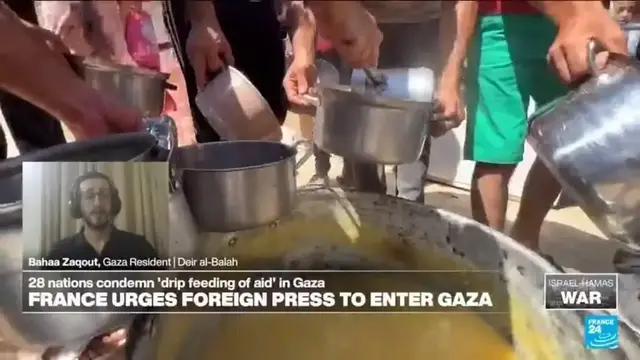 'Video thumbnail for Gaza: 'It's impossible to get food' says a resident to FRANCE 24'