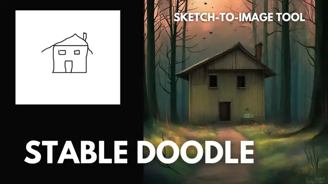 'Video thumbnail for Stable Doodle from Stability AI - A New Sketch-to-Image Tool'