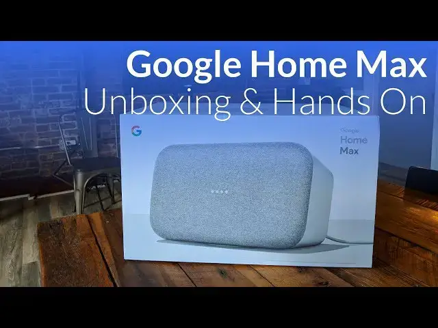 'Video thumbnail for Google Home Max Unboxing and Hands On'