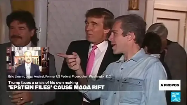 'Video thumbnail for House Republicans block second Democratic Party attempt to release Epstein files'