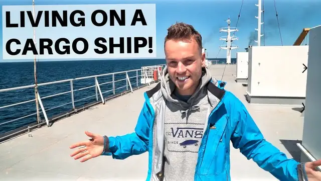 'Video thumbnail for LIVING ON A CARGO SHIP - Caspian Sea Ferry'