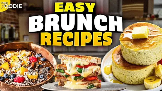 'Video thumbnail for 3 Must-Try Brunch Recipes | Japanese Pancakes, Smoothie Bowl & Chilli Cheese Toast'