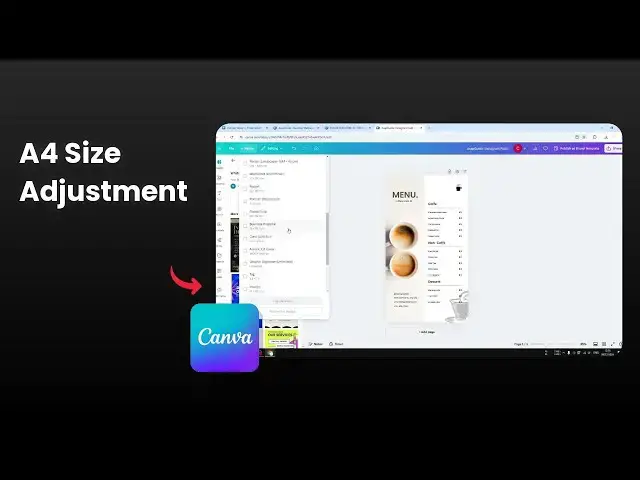 'Video thumbnail for How to Change to A4 Size in Canva'